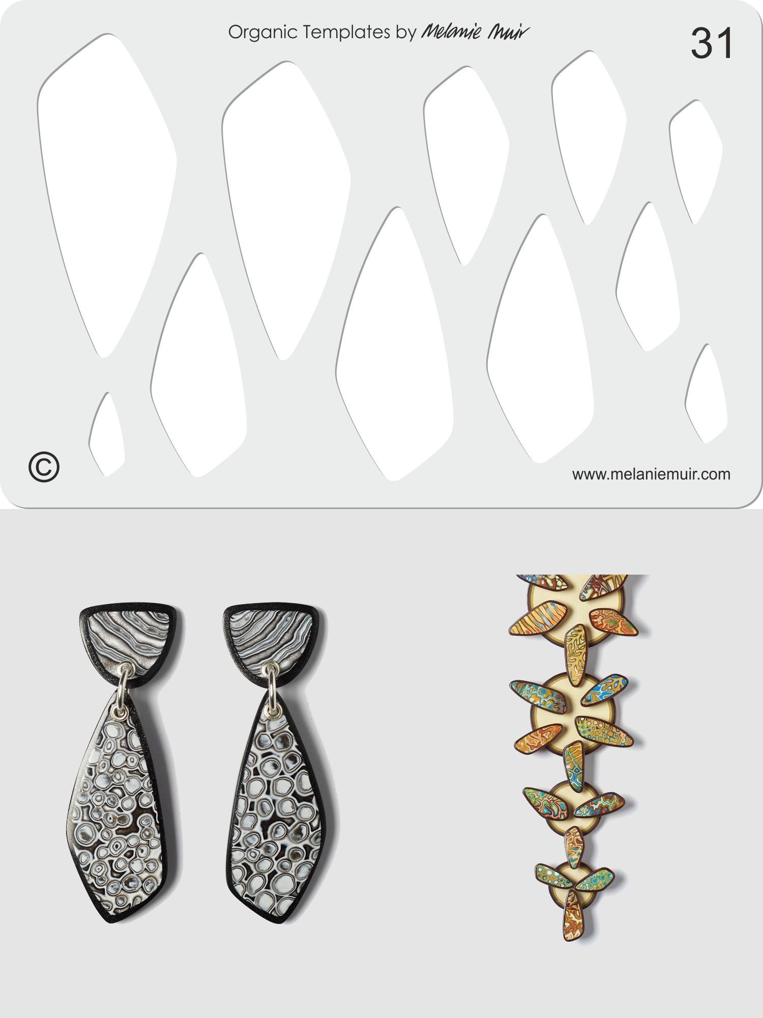 printable polymer clay templates