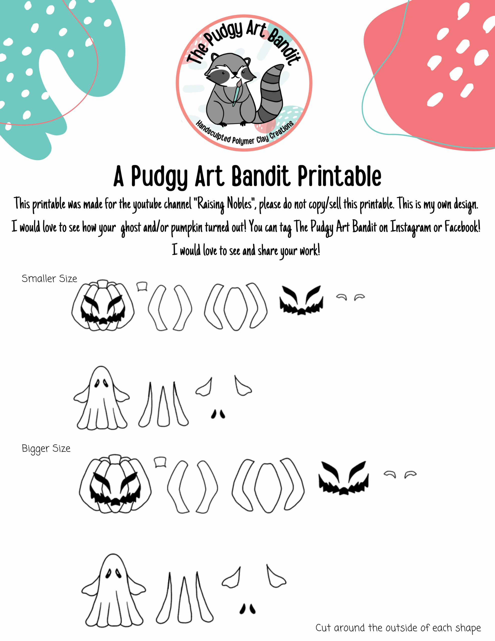 Polymer Clay Sculpting Printable File Raising Nobles