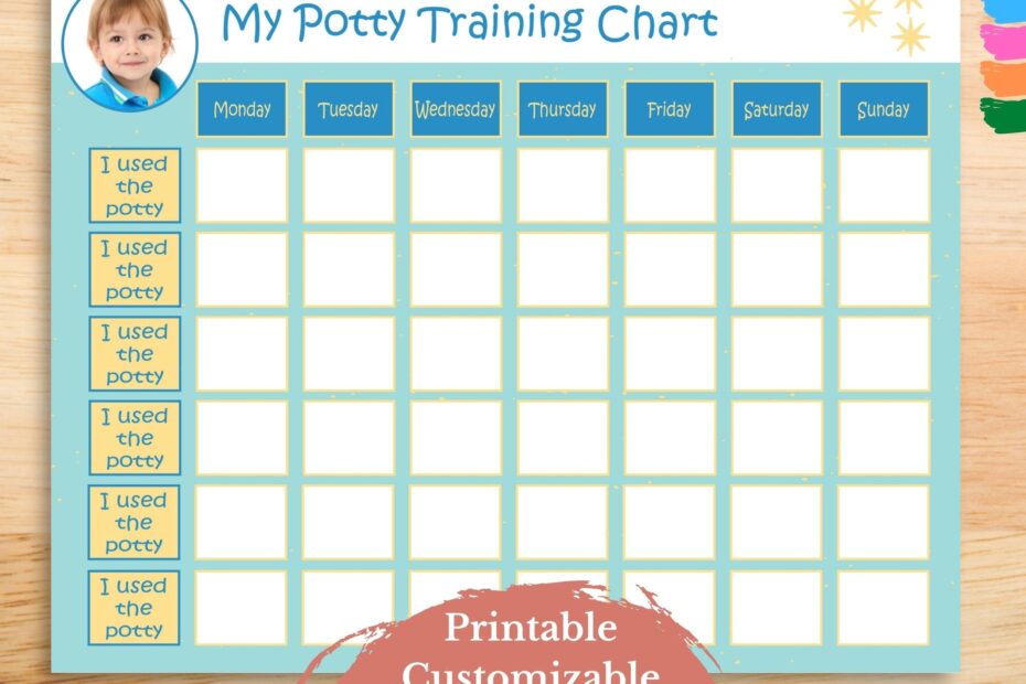 Potty Training Schedule Chart Printable Potty Training Sticker
