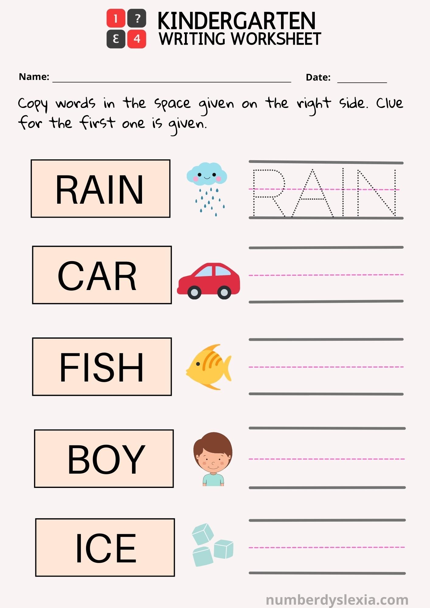 Pre K U0026 Kindergarten Handwriting Practice Workbook Preschool Worksheets Library