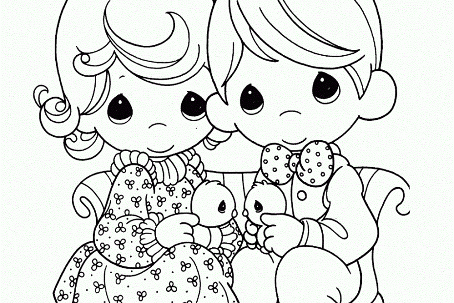 Precious Moments Coloring Page