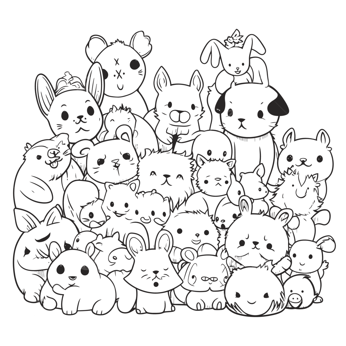 free animal coloring sheets