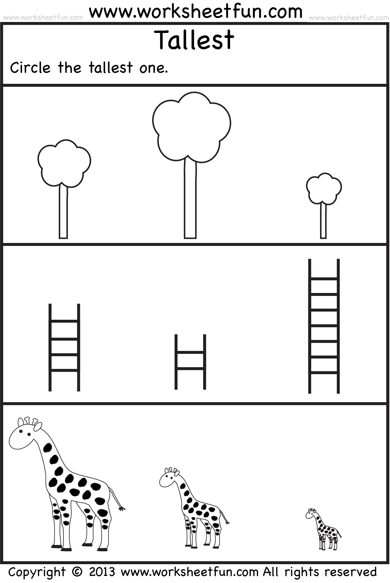 free preschool worksheets printable