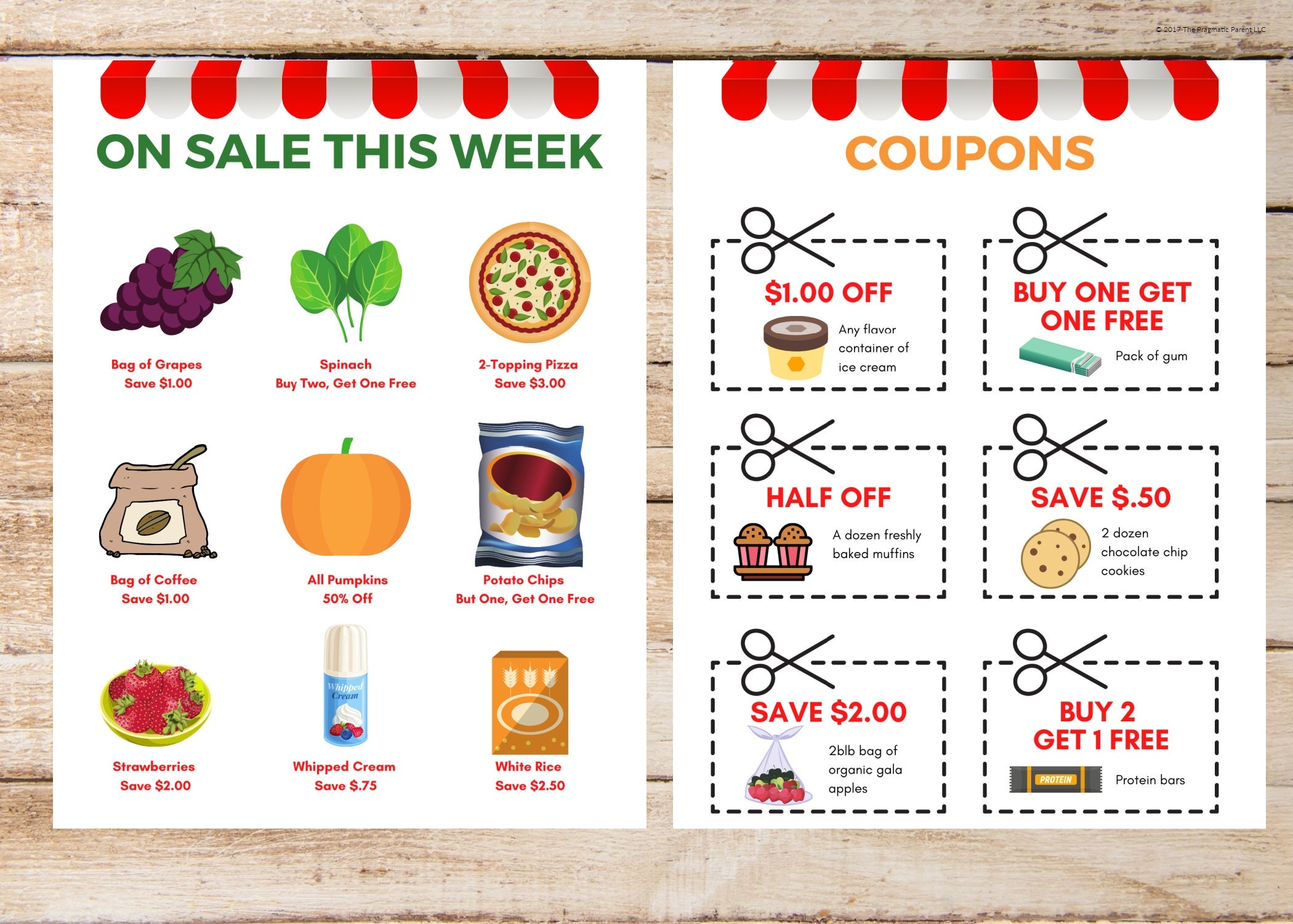 Pretend Play Grocery Store Kit Grocery Store Printables Pretend Play Kids Pretend Play Kitchen Pretend Play Kids Kitchen Printables Etsy