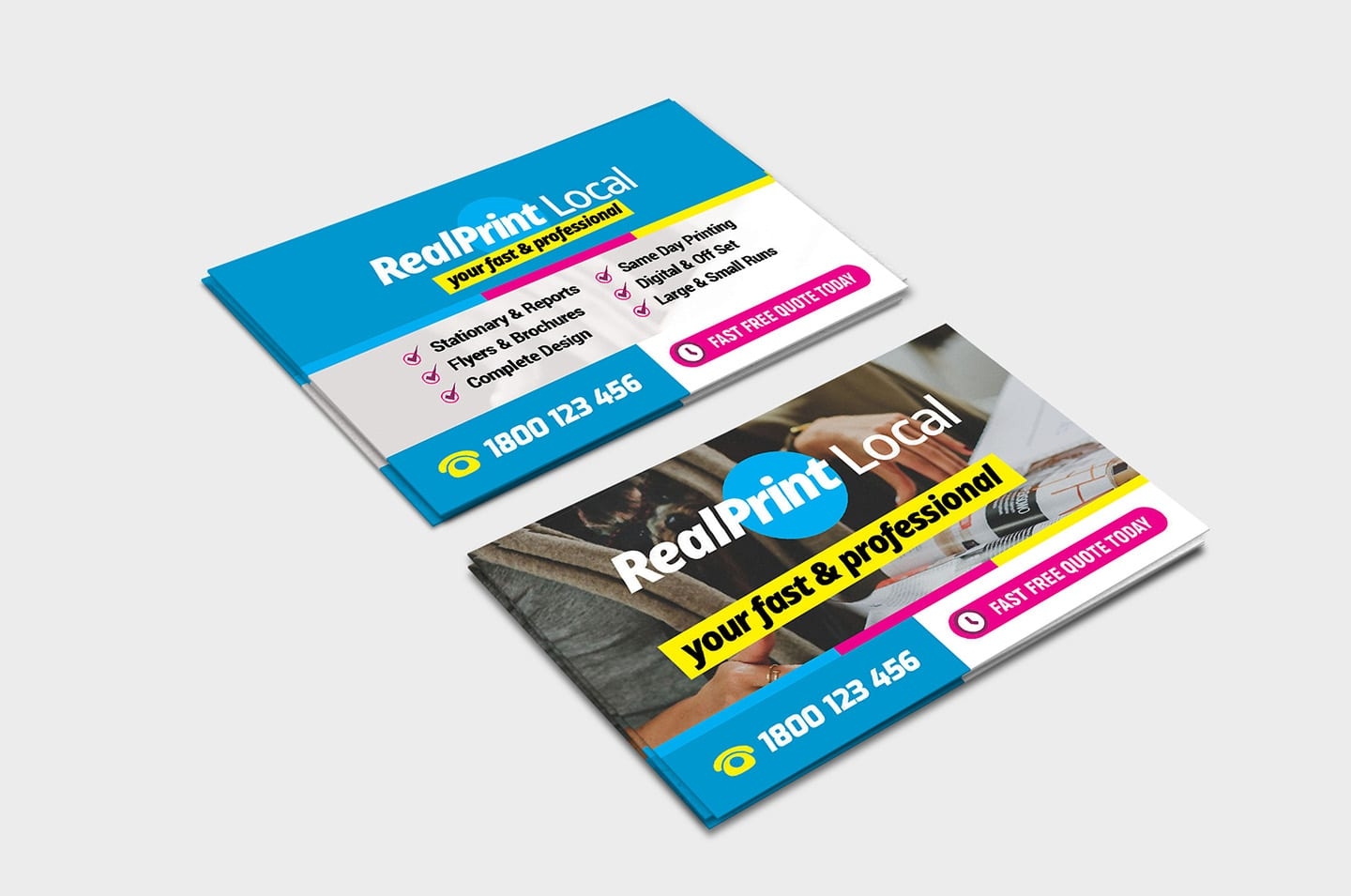 Print Shop Business Card Template