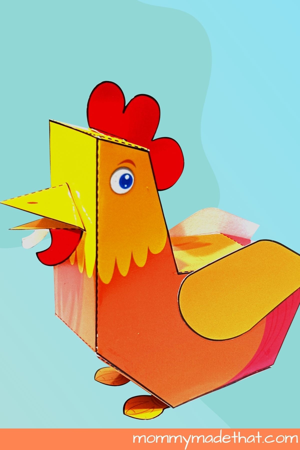 printable chicken template