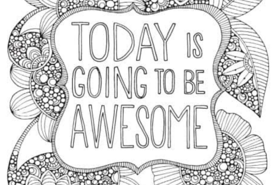 Printable Adult Coloring Pages Sweet T Makes Three