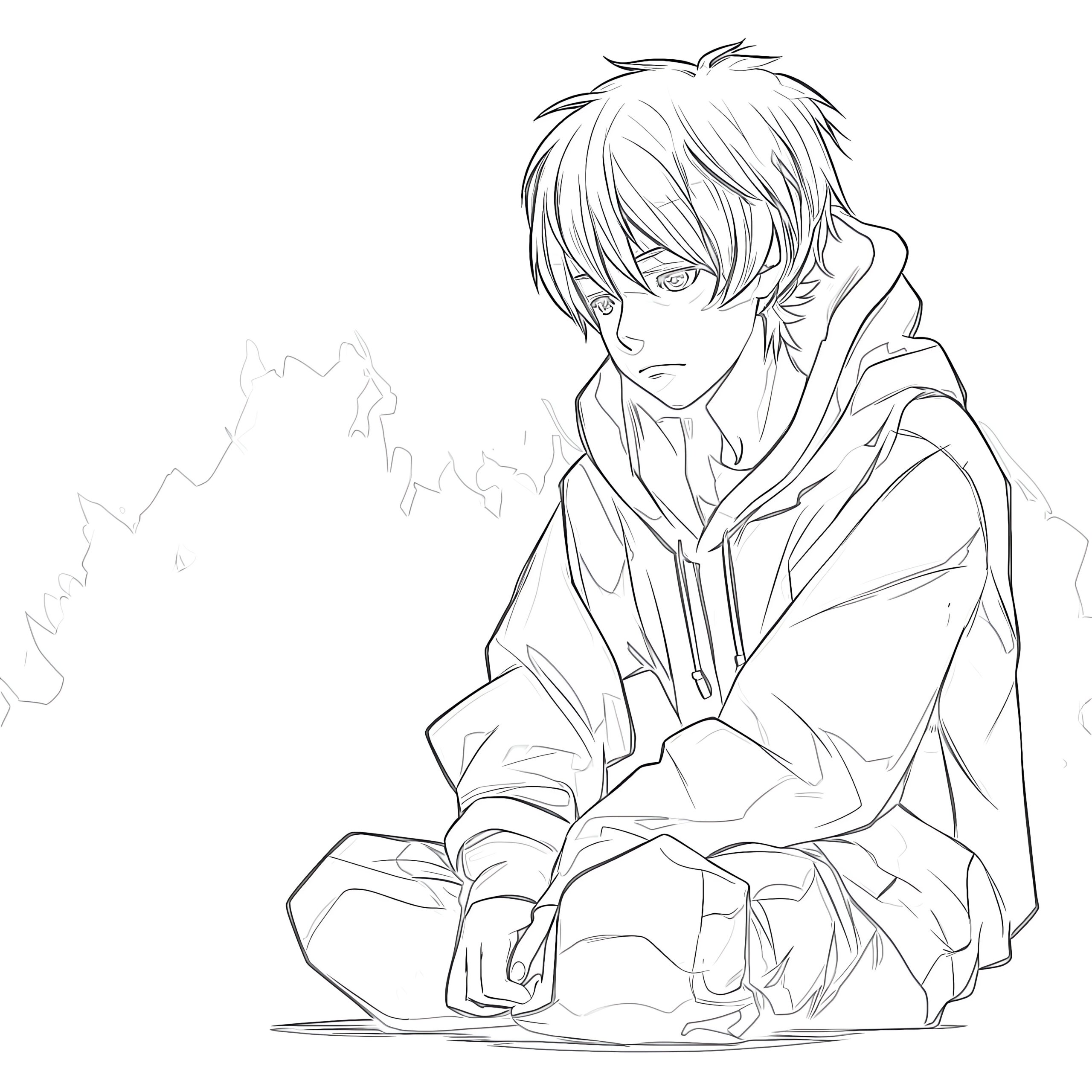 anime coloring sheets free
