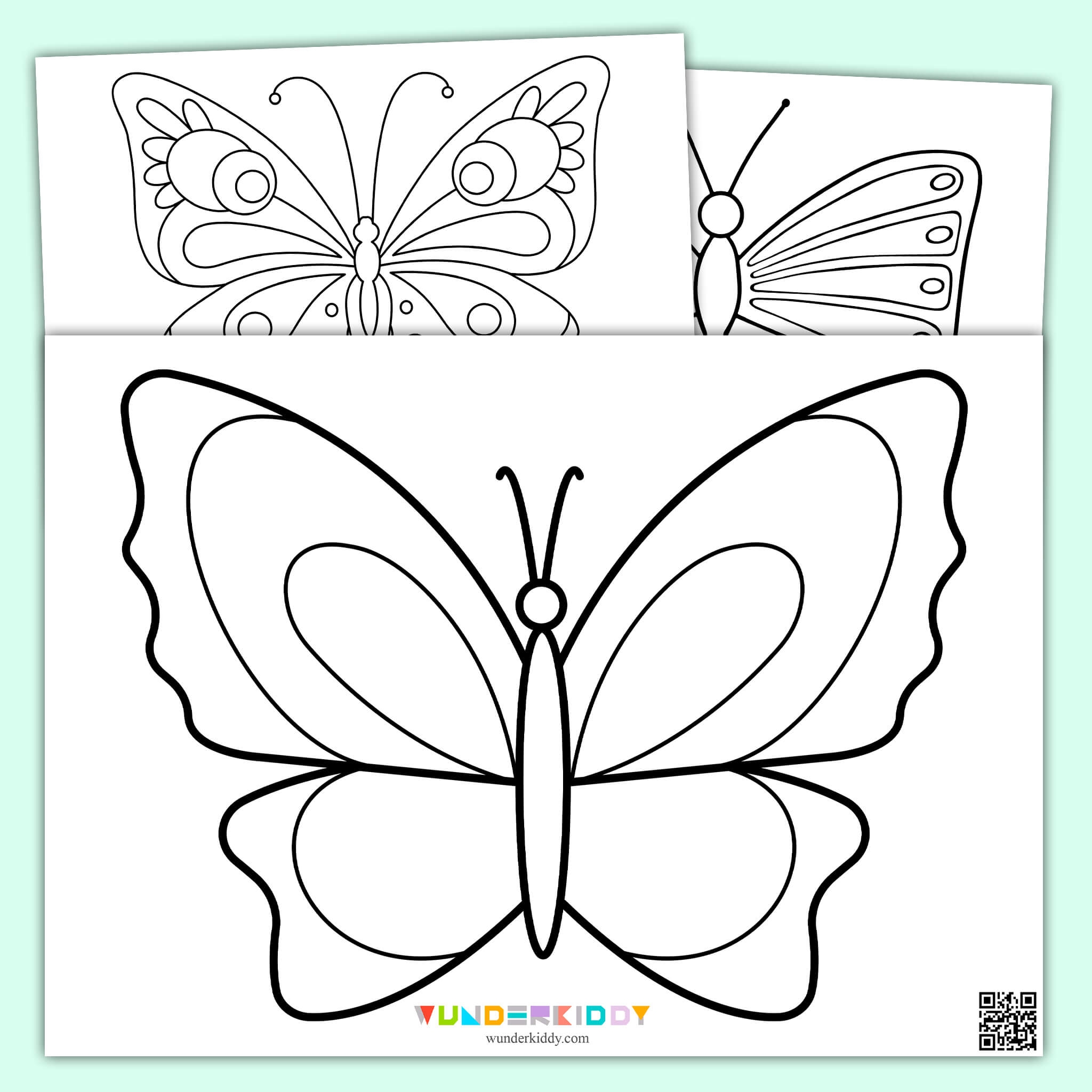 printable butterfly color