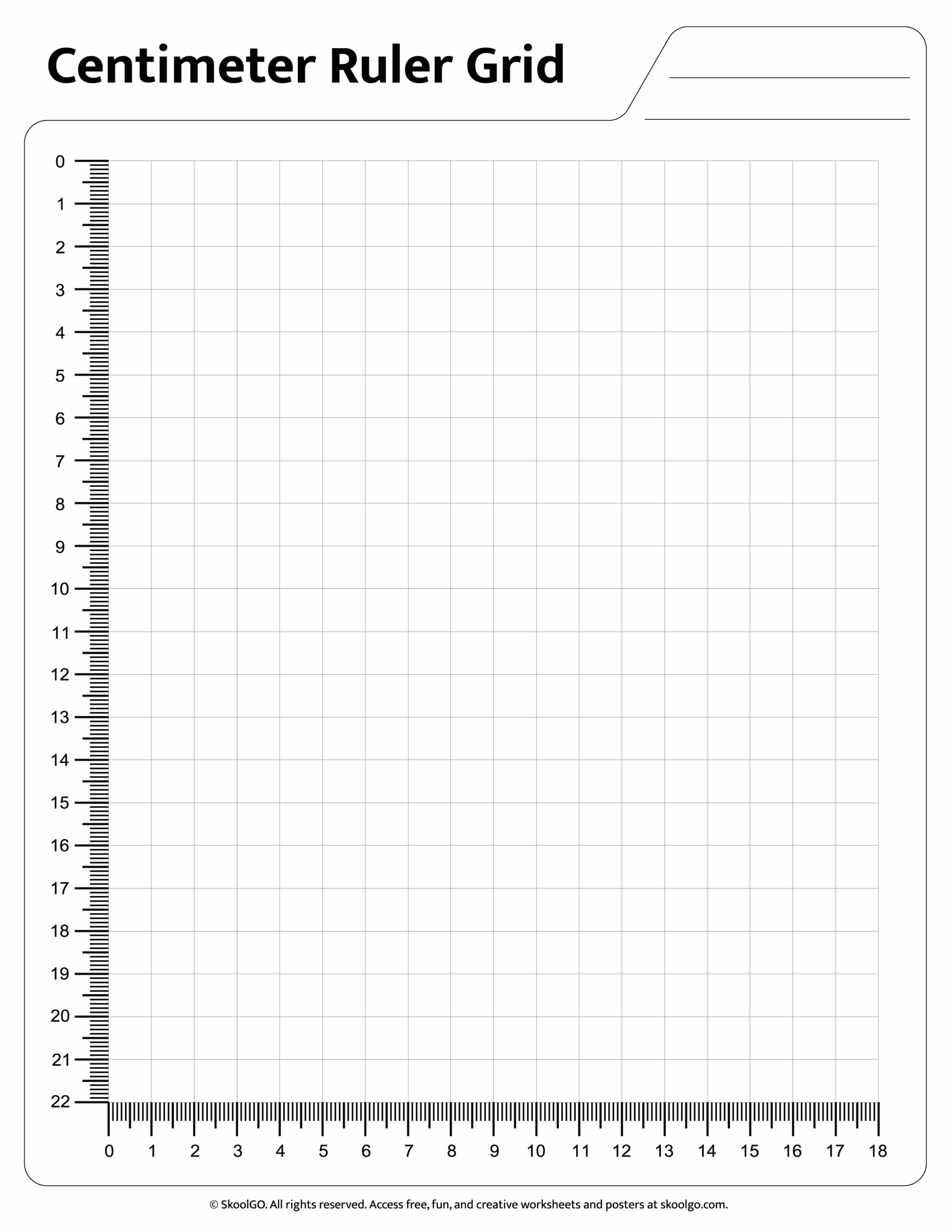cm ruler printable