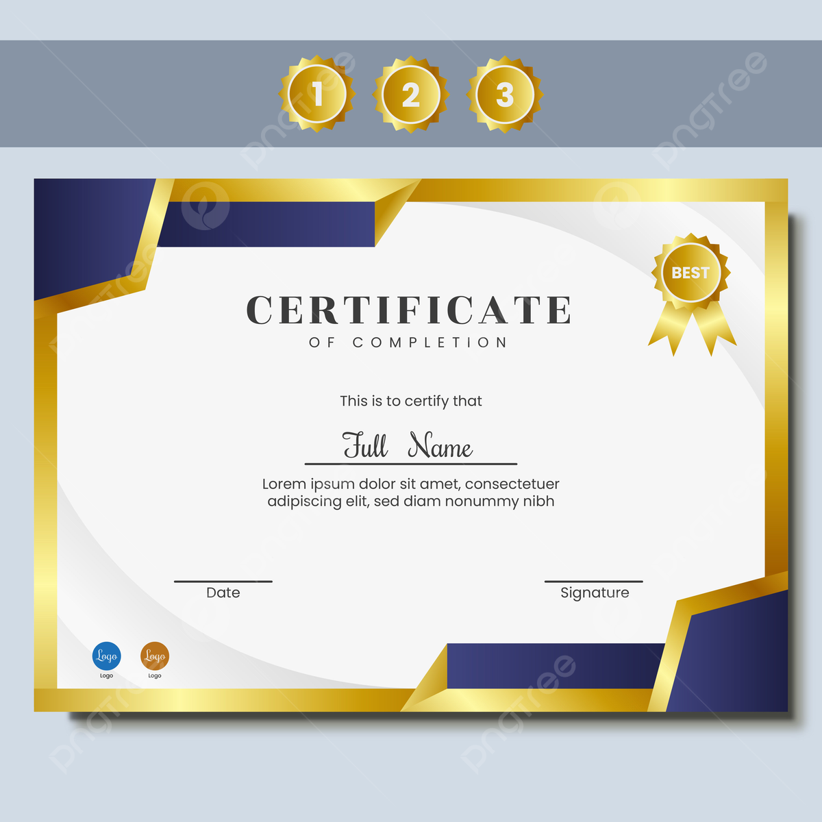 Printable Certificate Vector Template Download On Pngtree