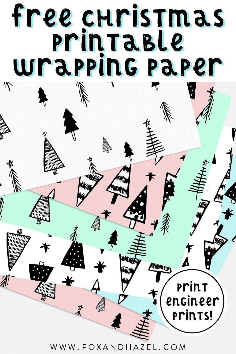 wrapping paper free printable
