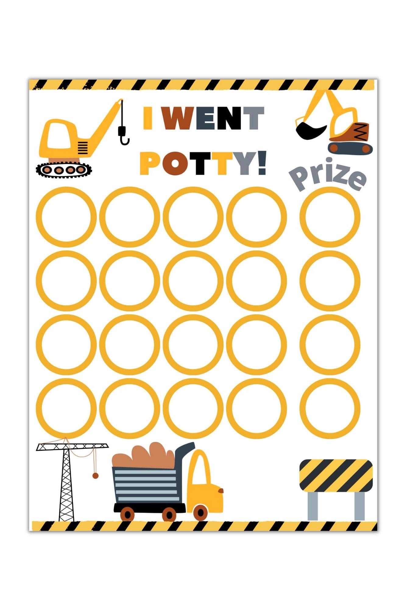 potty sticker chart printable