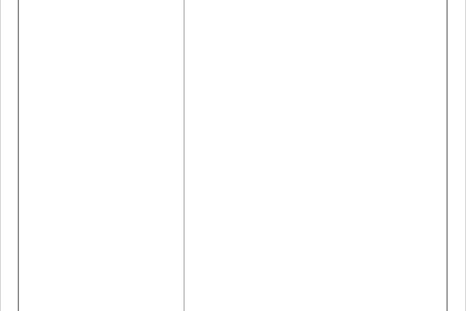 Printable Cornell Notes Plain Template PDF File