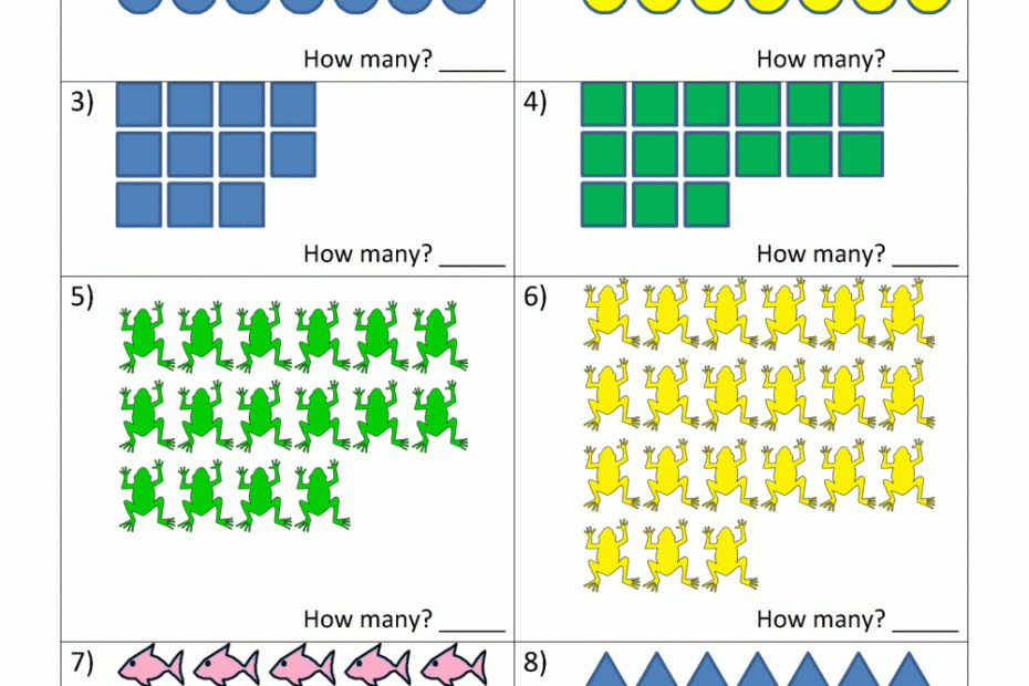 Printable Counting Worksheet Counting Up To 50