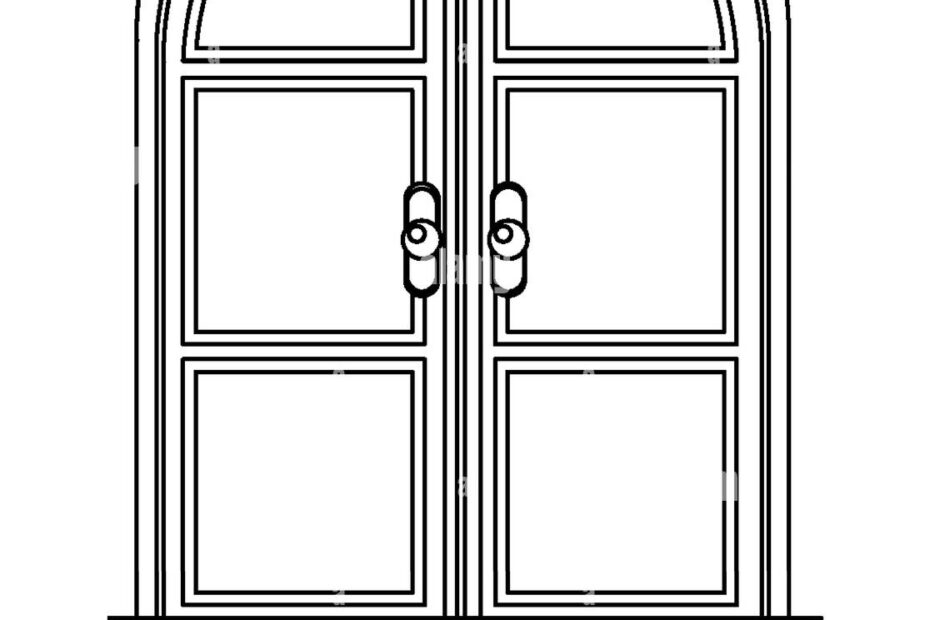 Printable Door Stock Vector Images Alamy