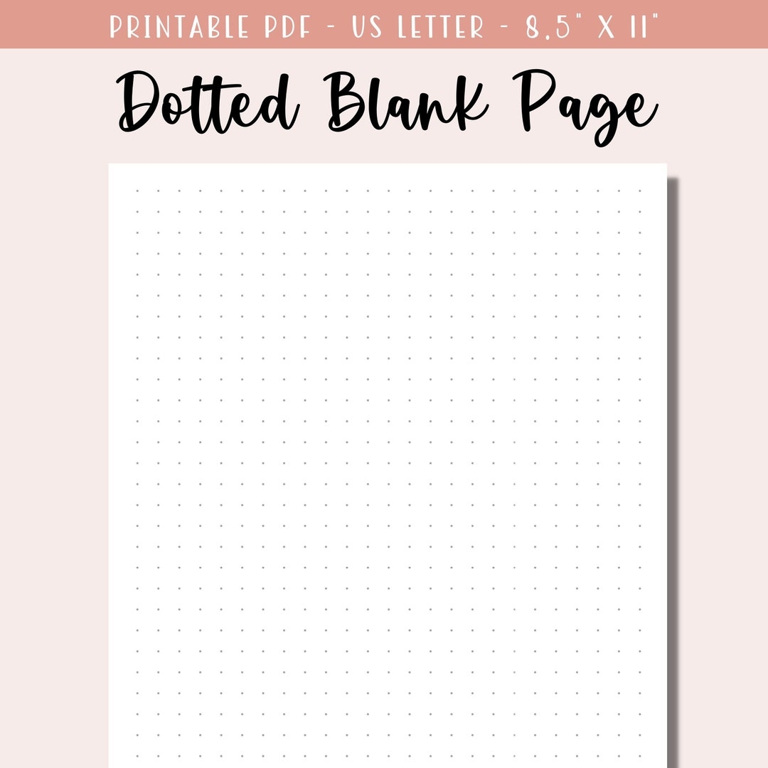 dotted paper printable pdf