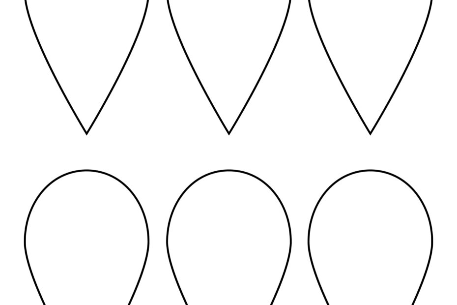Printable Flower Petal Templates For Making Paper Flowers