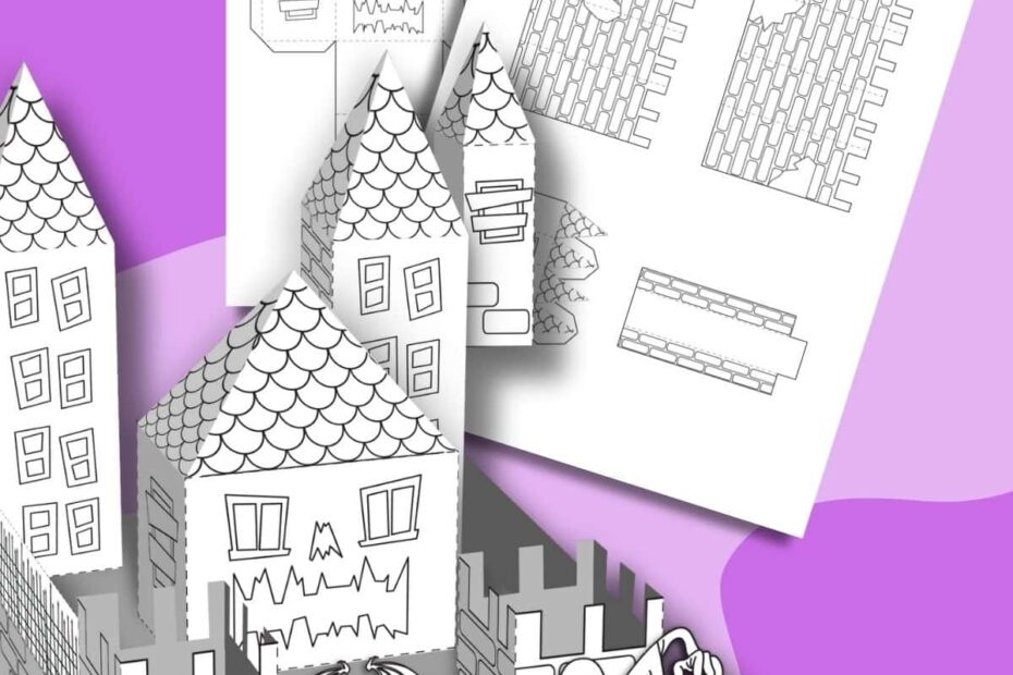 Printable Halloween House 3D Printable Spooky Castle