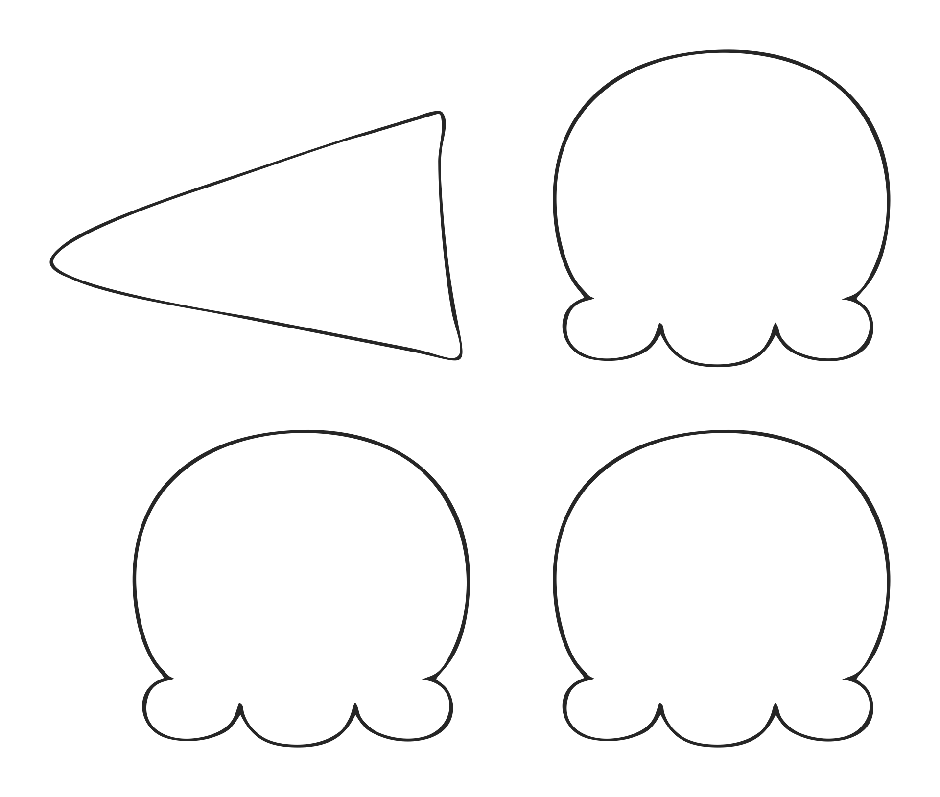 Printable Ice Cream Cone Template Worksheets Library