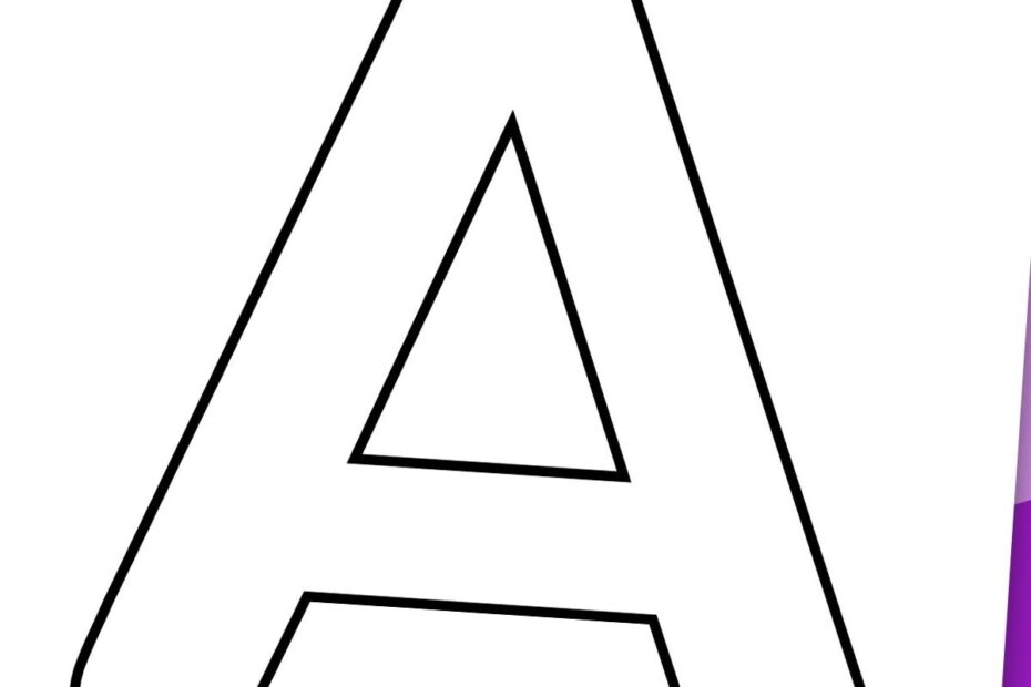Printable Letter A Grab The Free Template