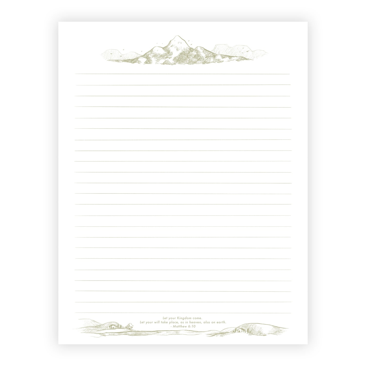 Printable Letter Writing Sheets Mountain Let Your Kingdom Come Worksheets Library