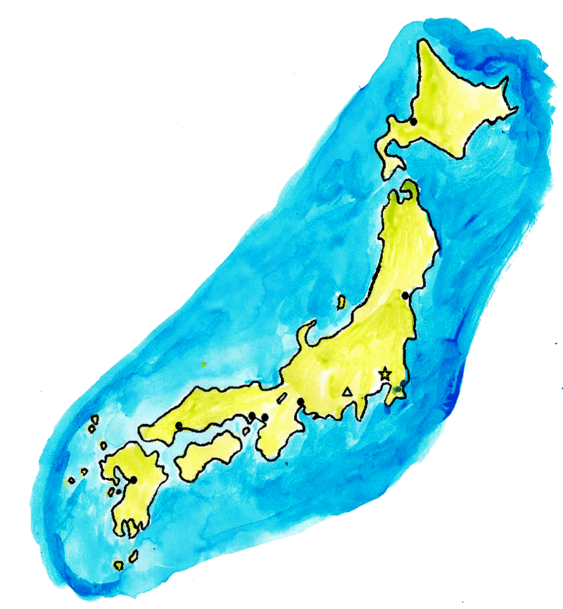 map of japan printable