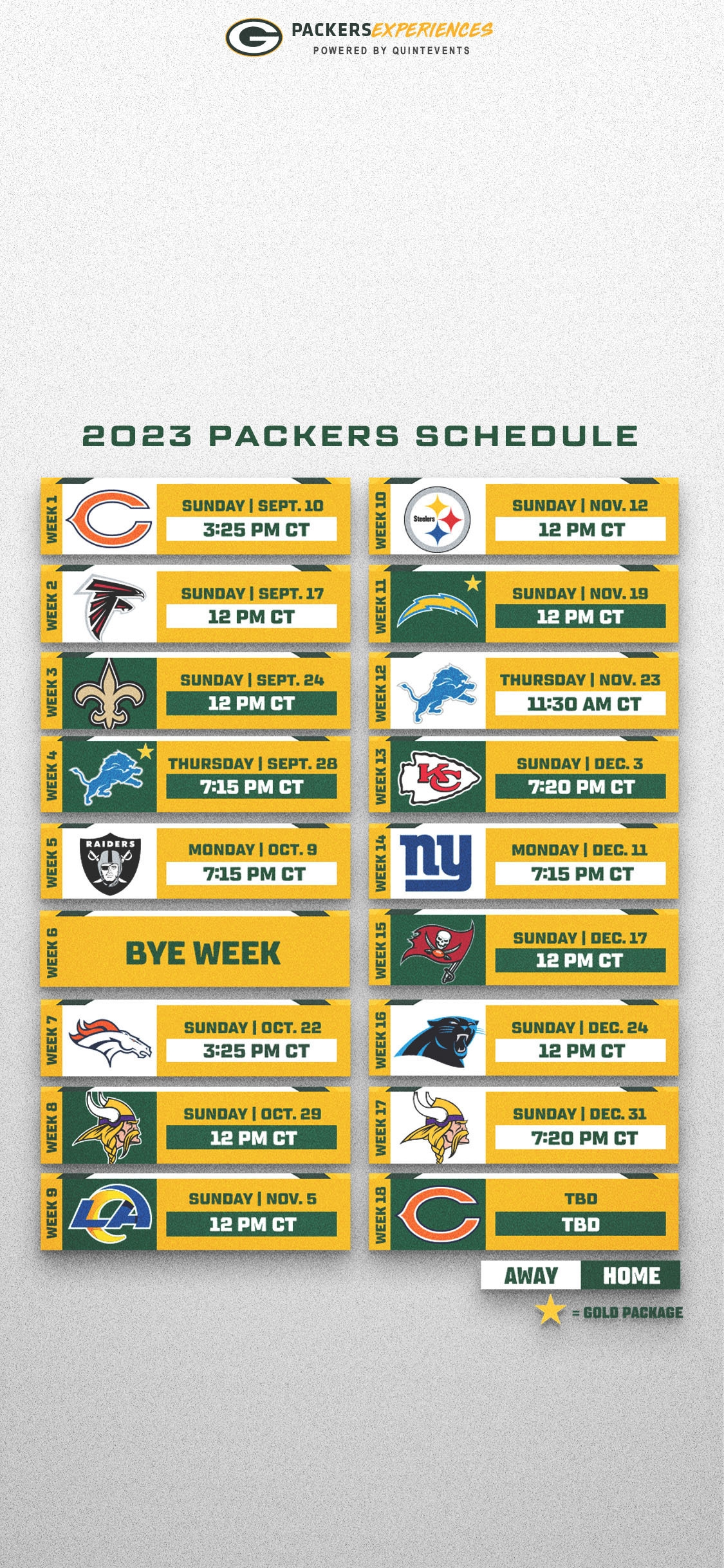 Printable Packers Anachronistic 2025 Schedule