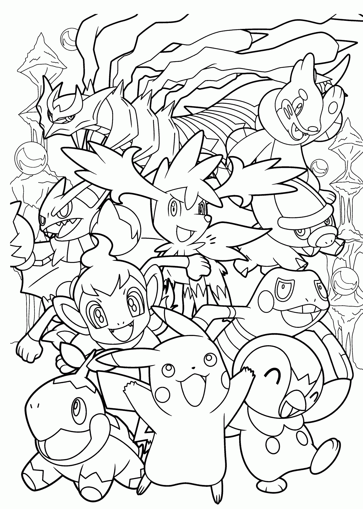 pokemon coloring pictures printable