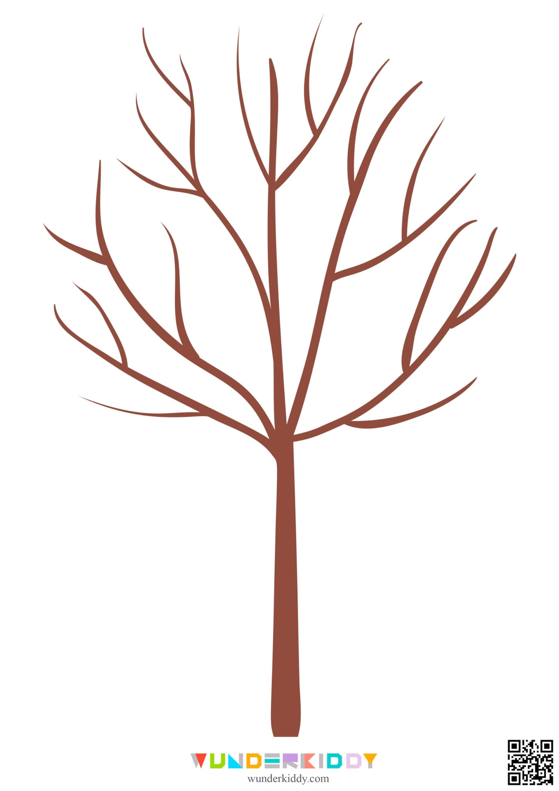 free printable tree trunk template