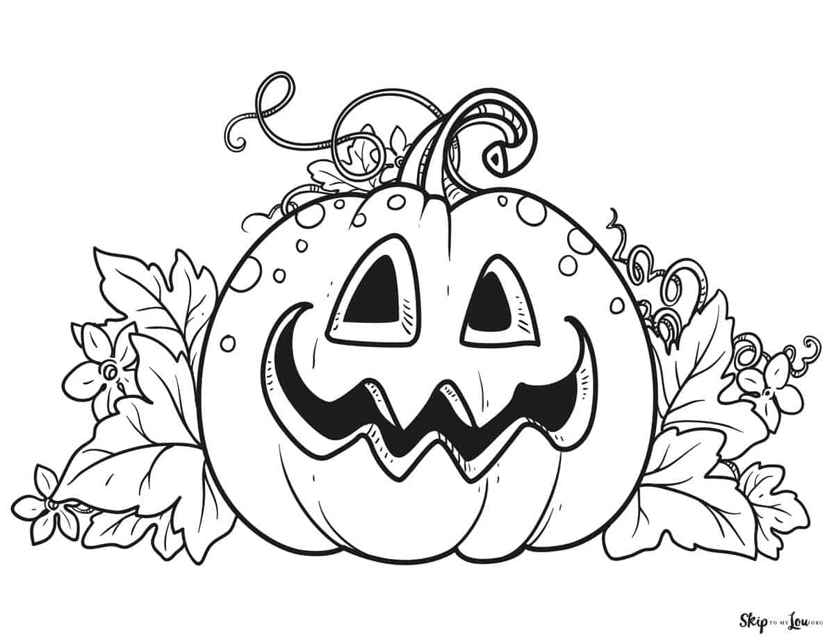 pumpkin pictures coloring pages