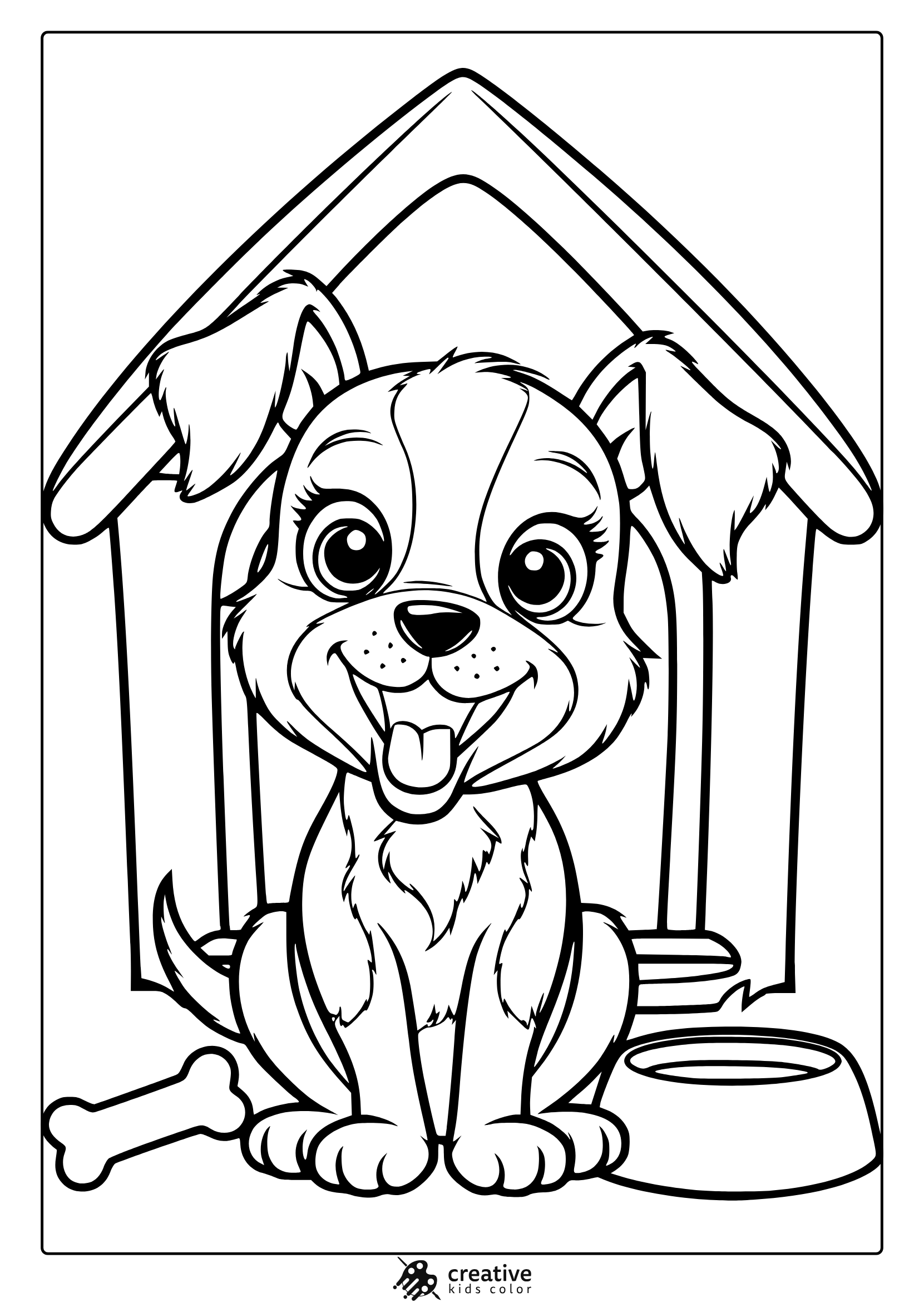 dog for coloring
