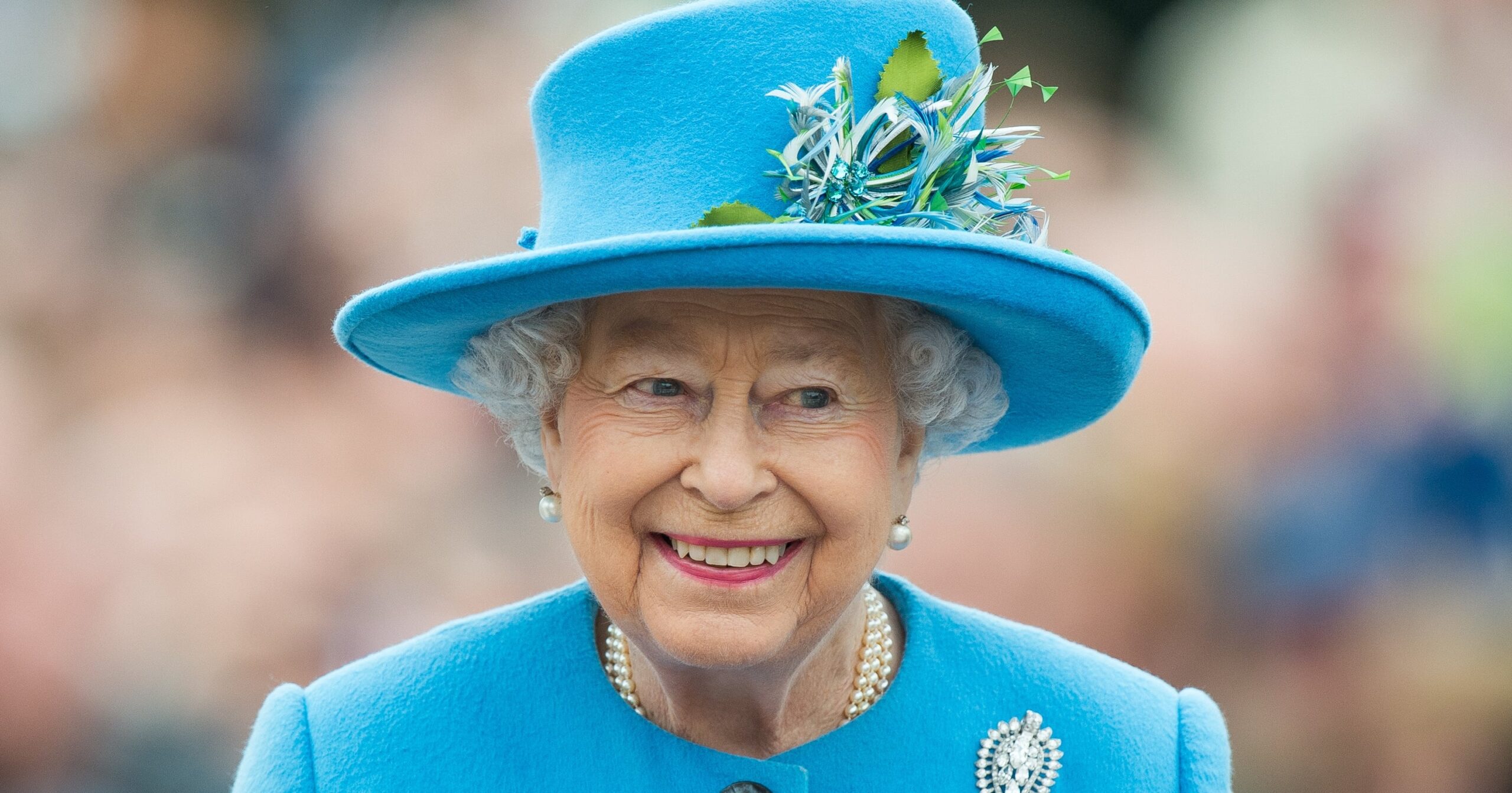 queen elizabeth full body picture iconic color