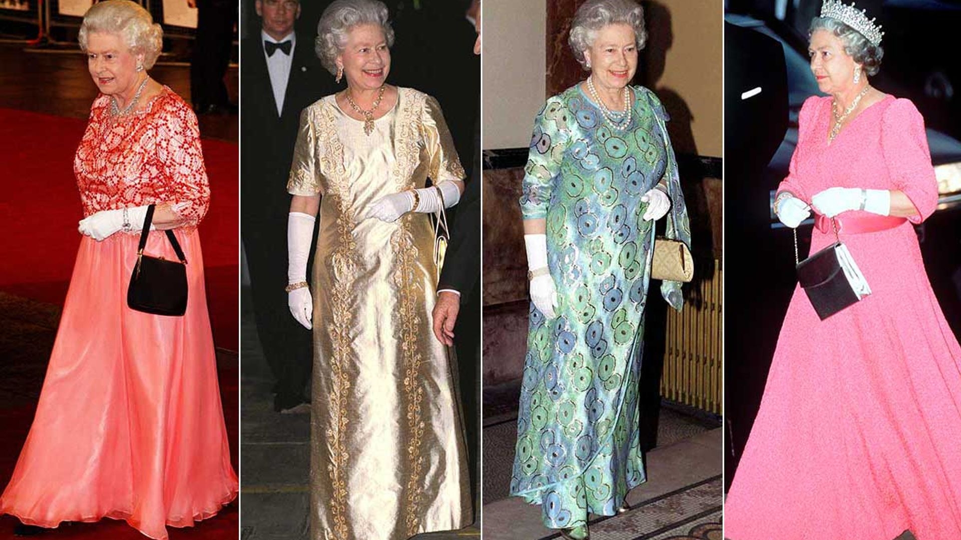 Queen Elizabeth II s Most wow Dress Moments EVER HELLO 