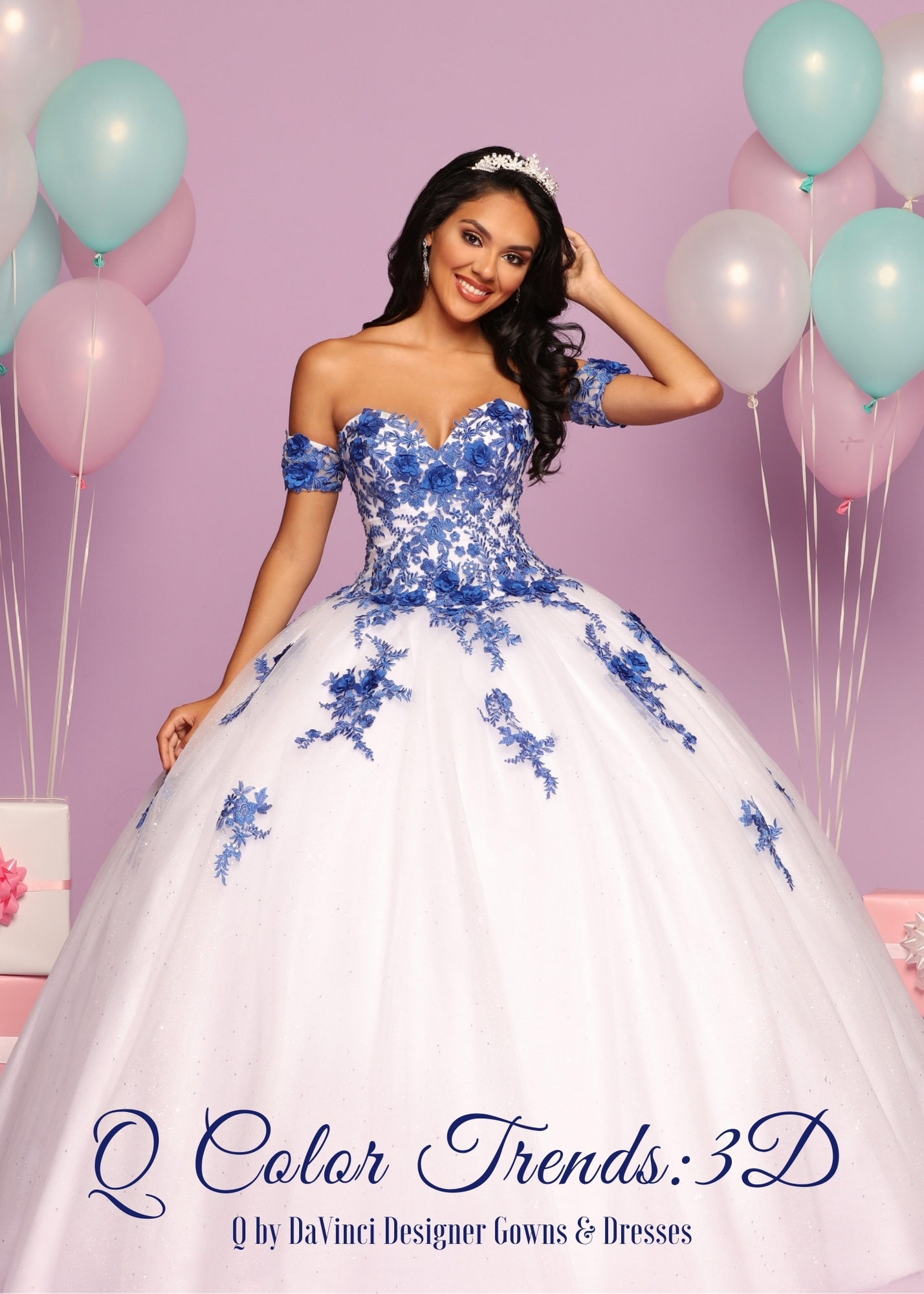 Quinceanera Dress Color Trends 3D Flowers U0026 Details Q By DaVinci Blog