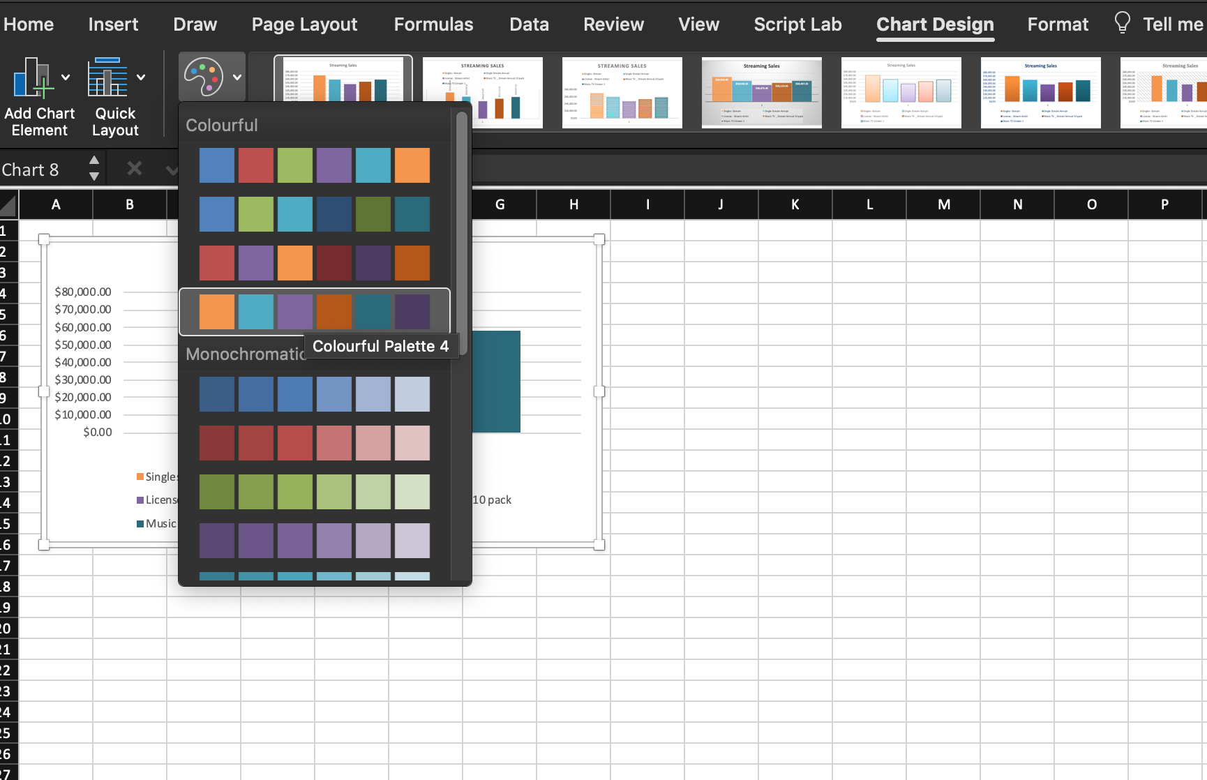 Reactjs How To Get Colour Palette Of Chart In Excel Add in Using Office JS Stack Overflow