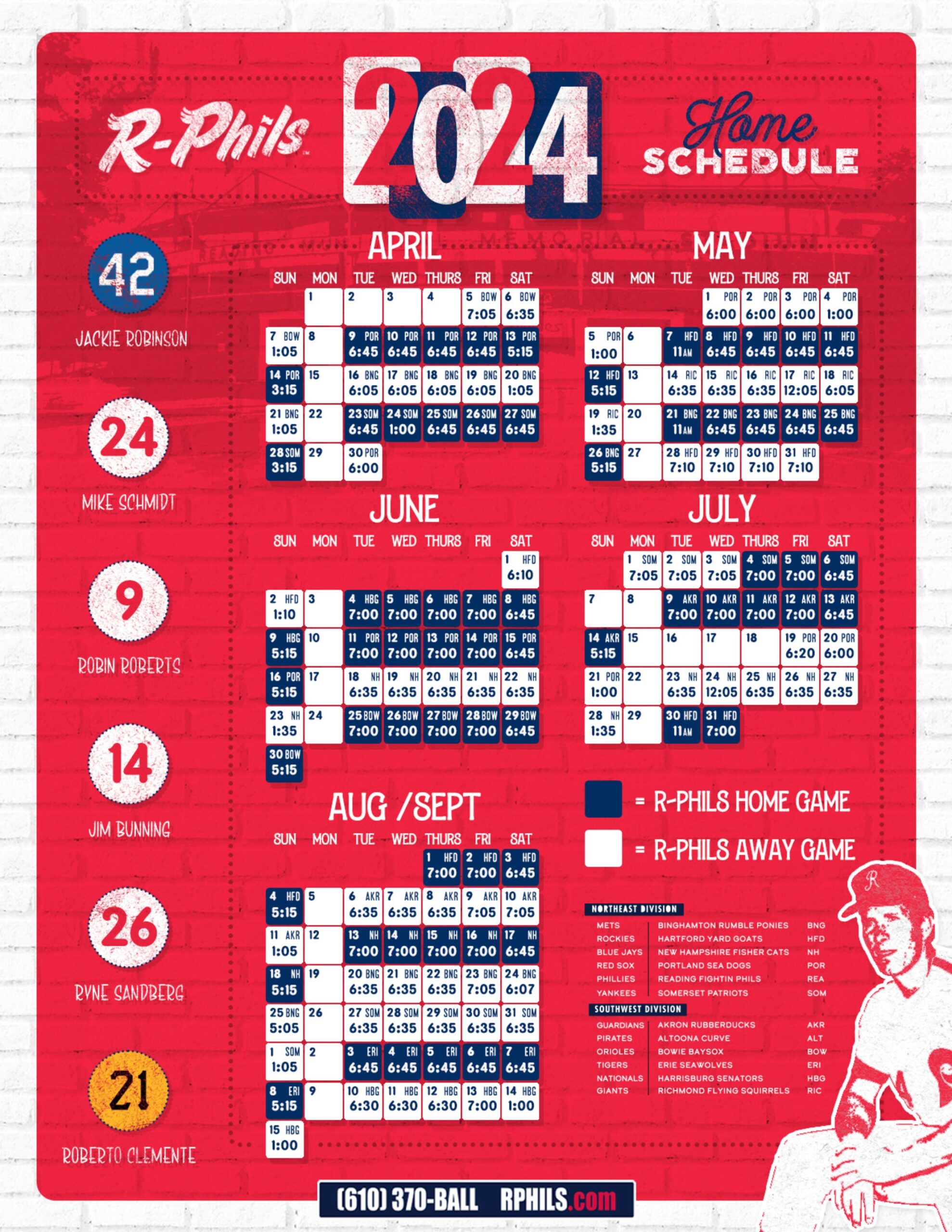 Reading Fightin Phils Schedule Fightin Phils