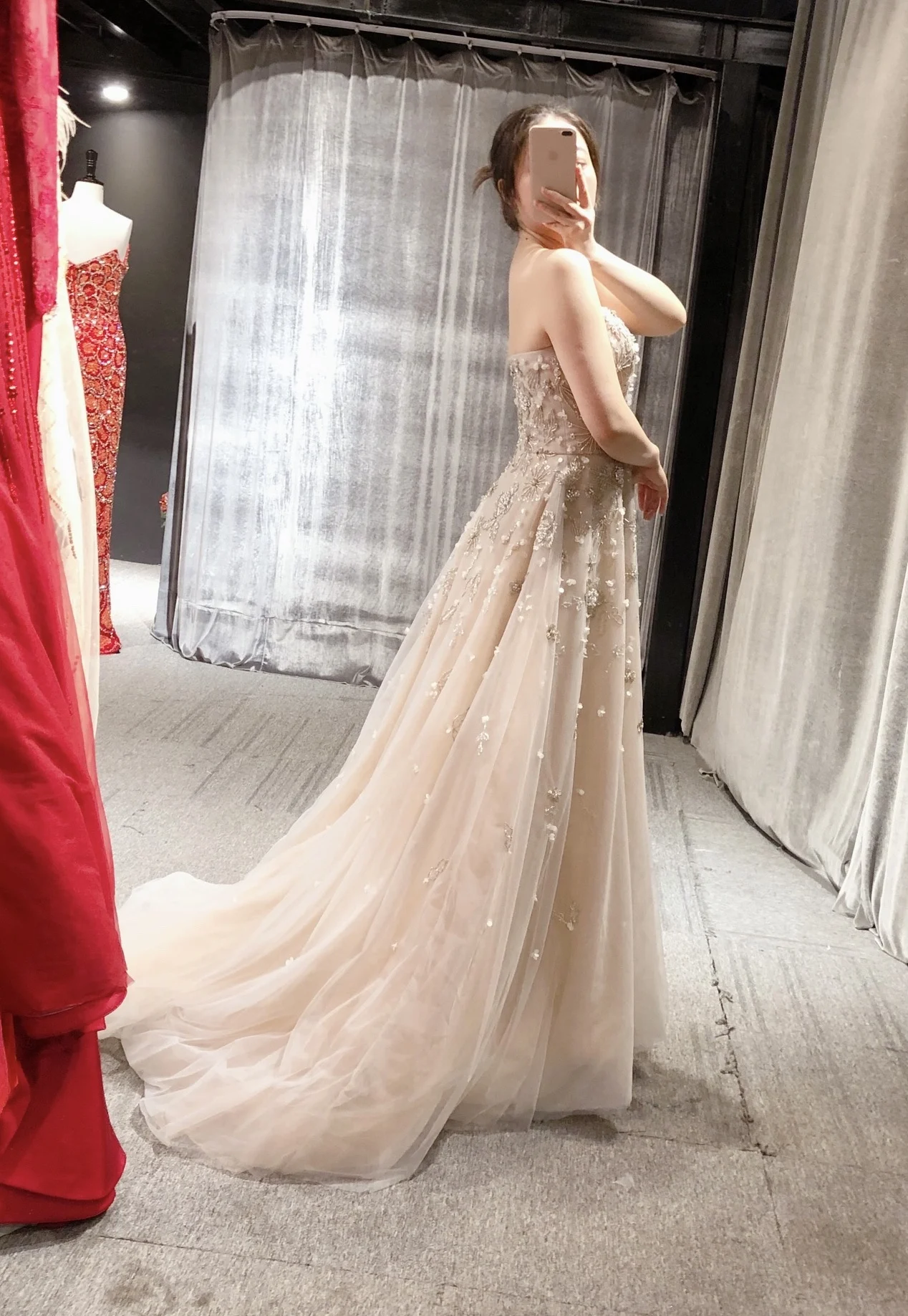 formal dresses champagne color