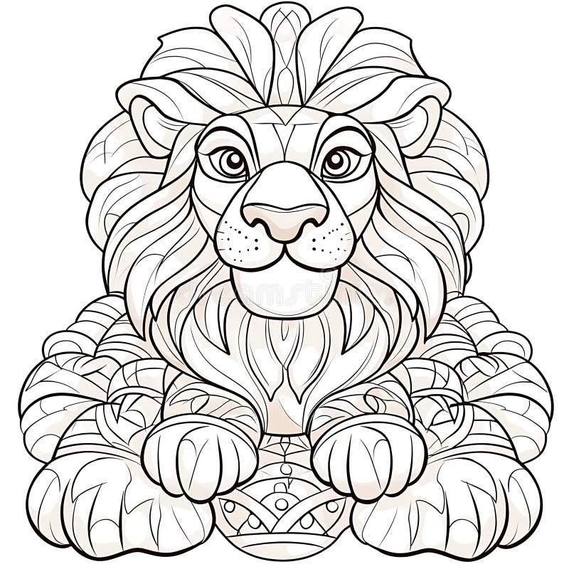 lion coloring sheets printable