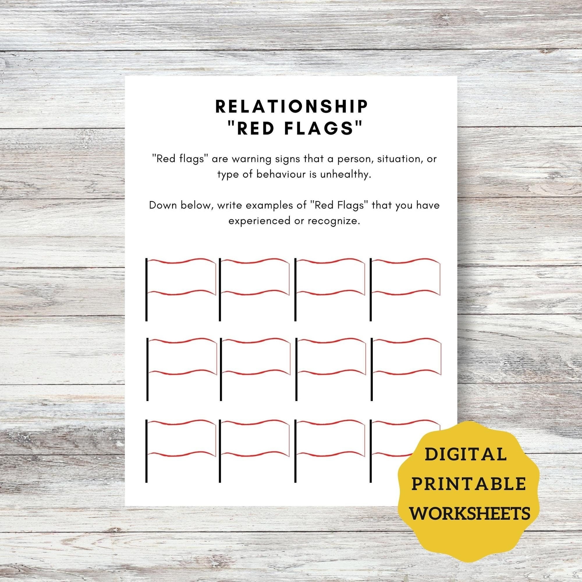 healthy relationship worksheets