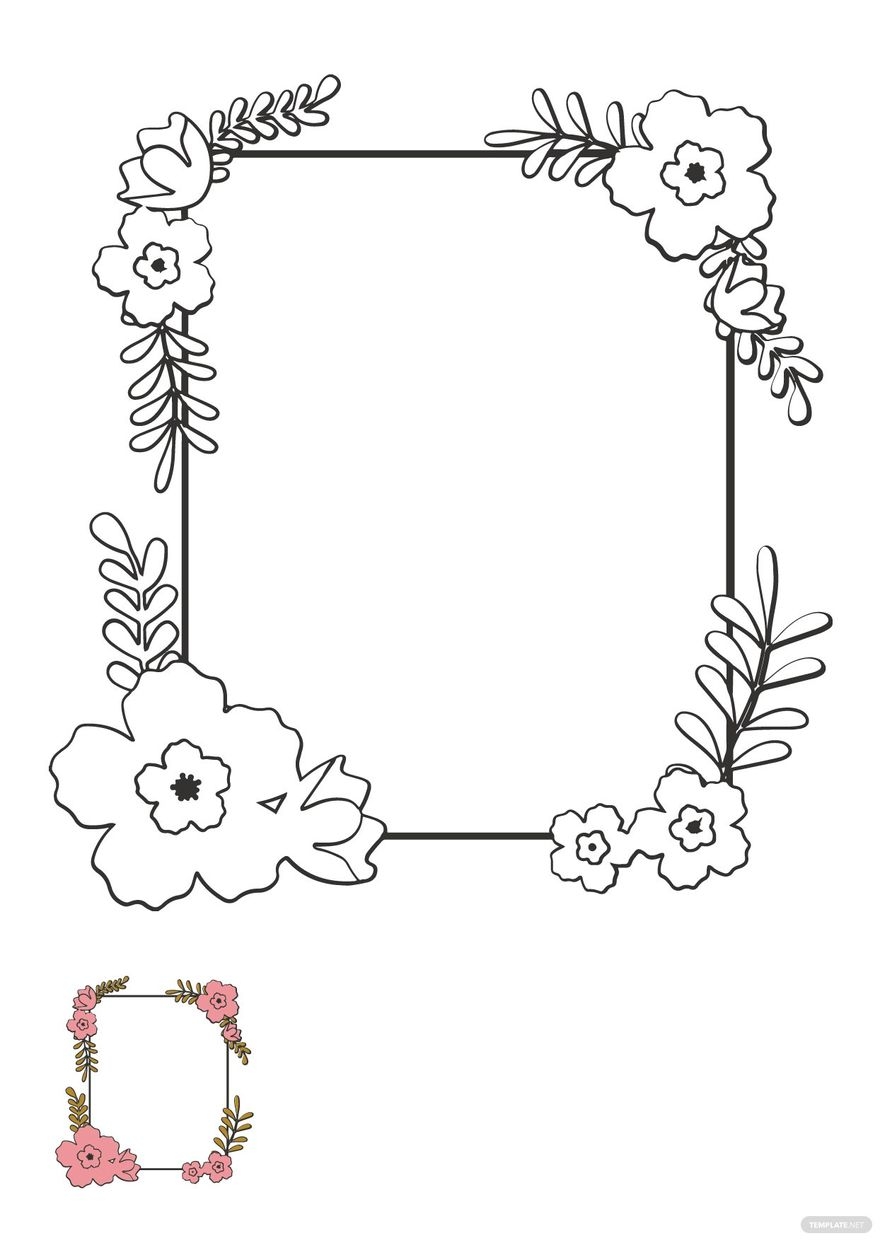 picture frame template printable