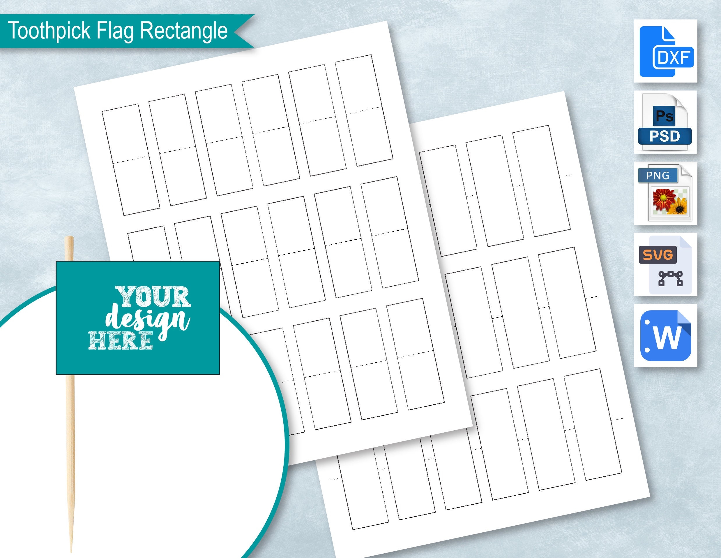 free printable toothpick flag template