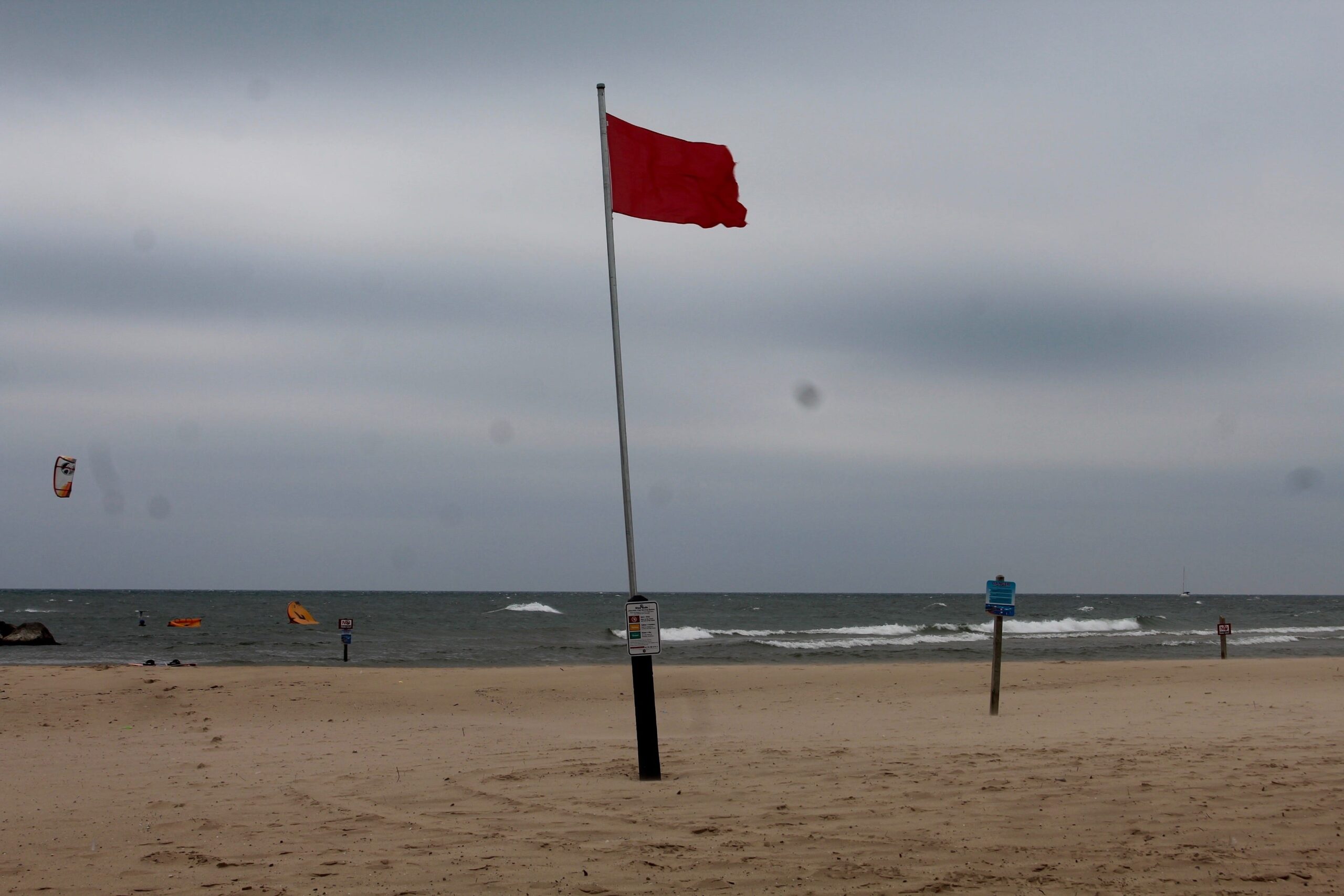 Reminder Double Red Flag Means Stay Out Of The Water