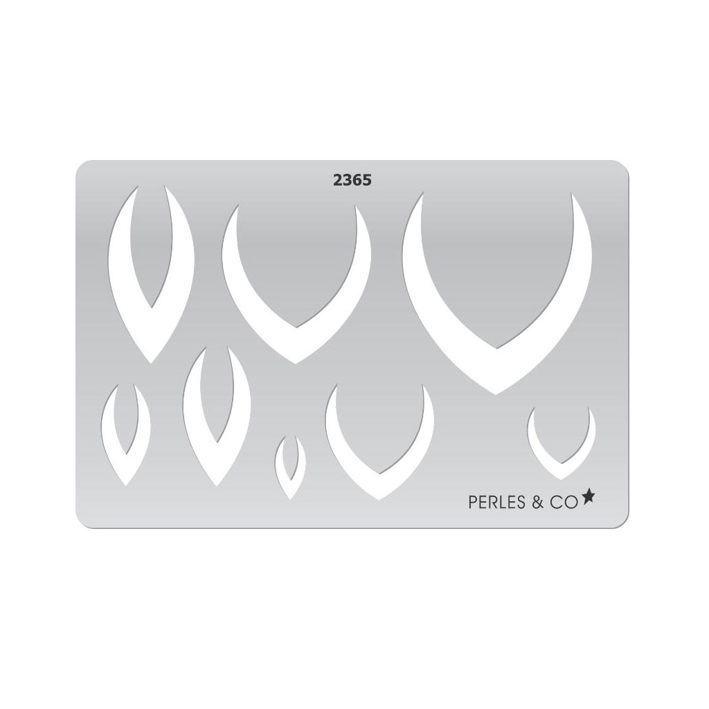 Rigid Template For Polymer Clay 152x100mm Indian Perles U0026 Co