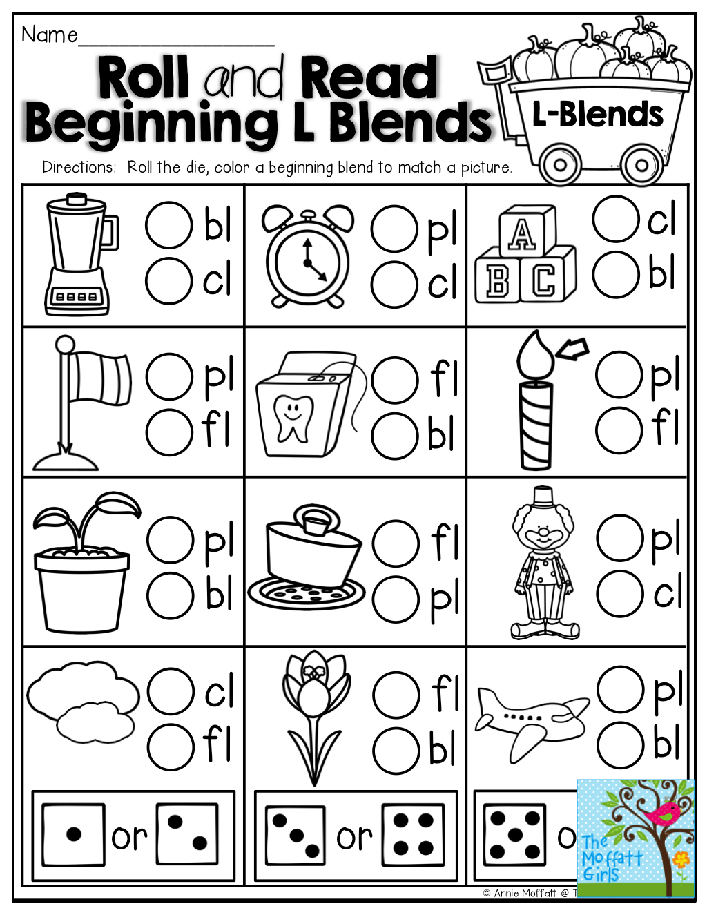 l blends worksheets