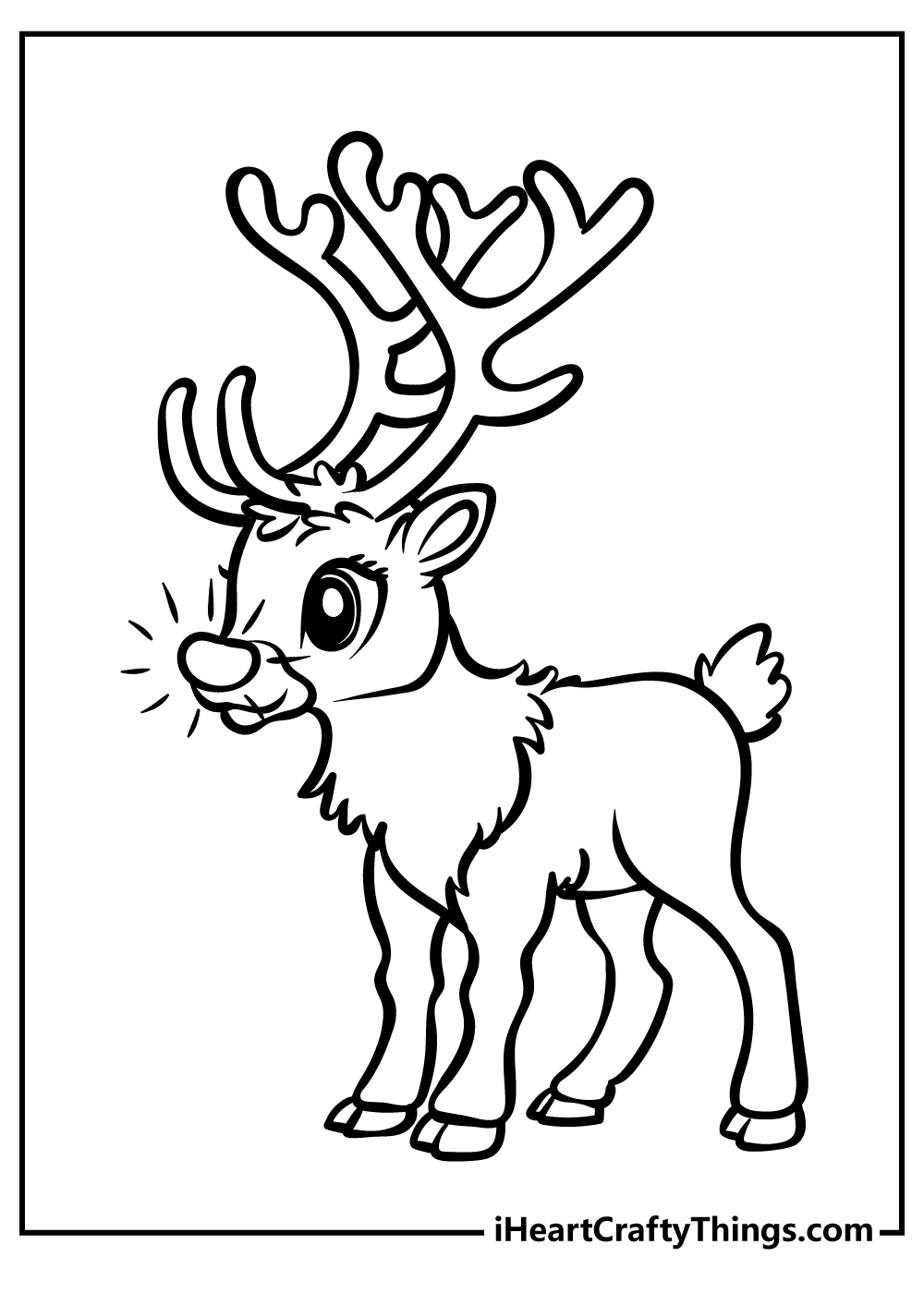 Rudolph Coloring Pages 100 Free Printables 