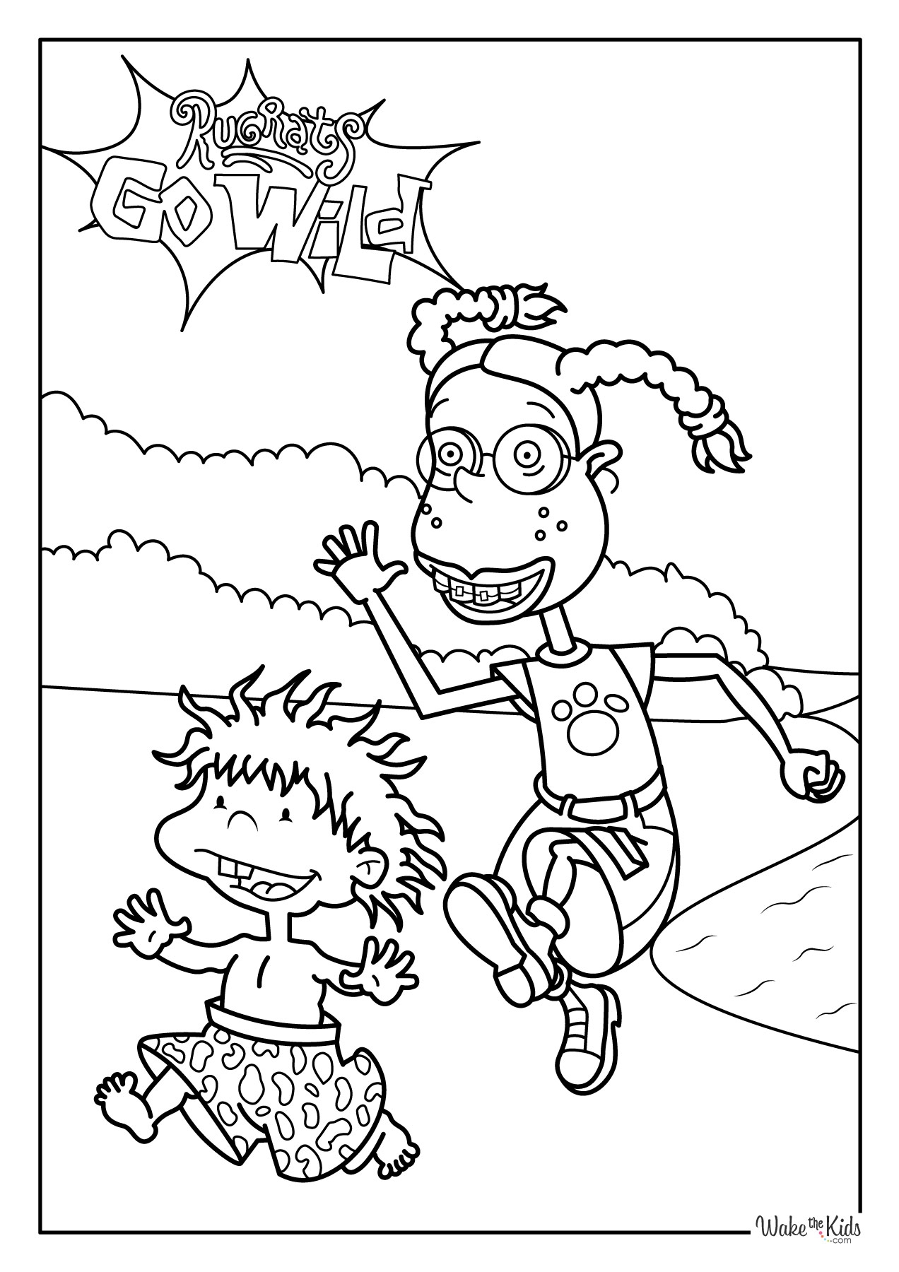 rugrats pictures to color