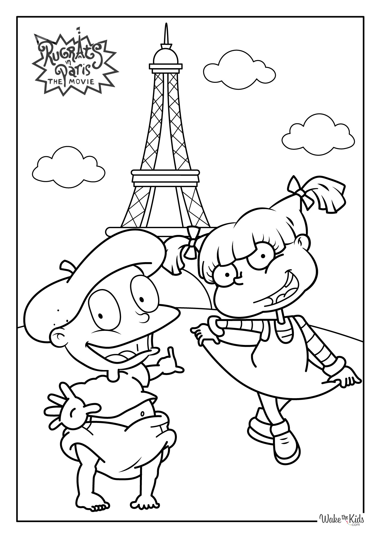 Rugrats Coloring Pages Free Printable PDFs WakeTheKids
