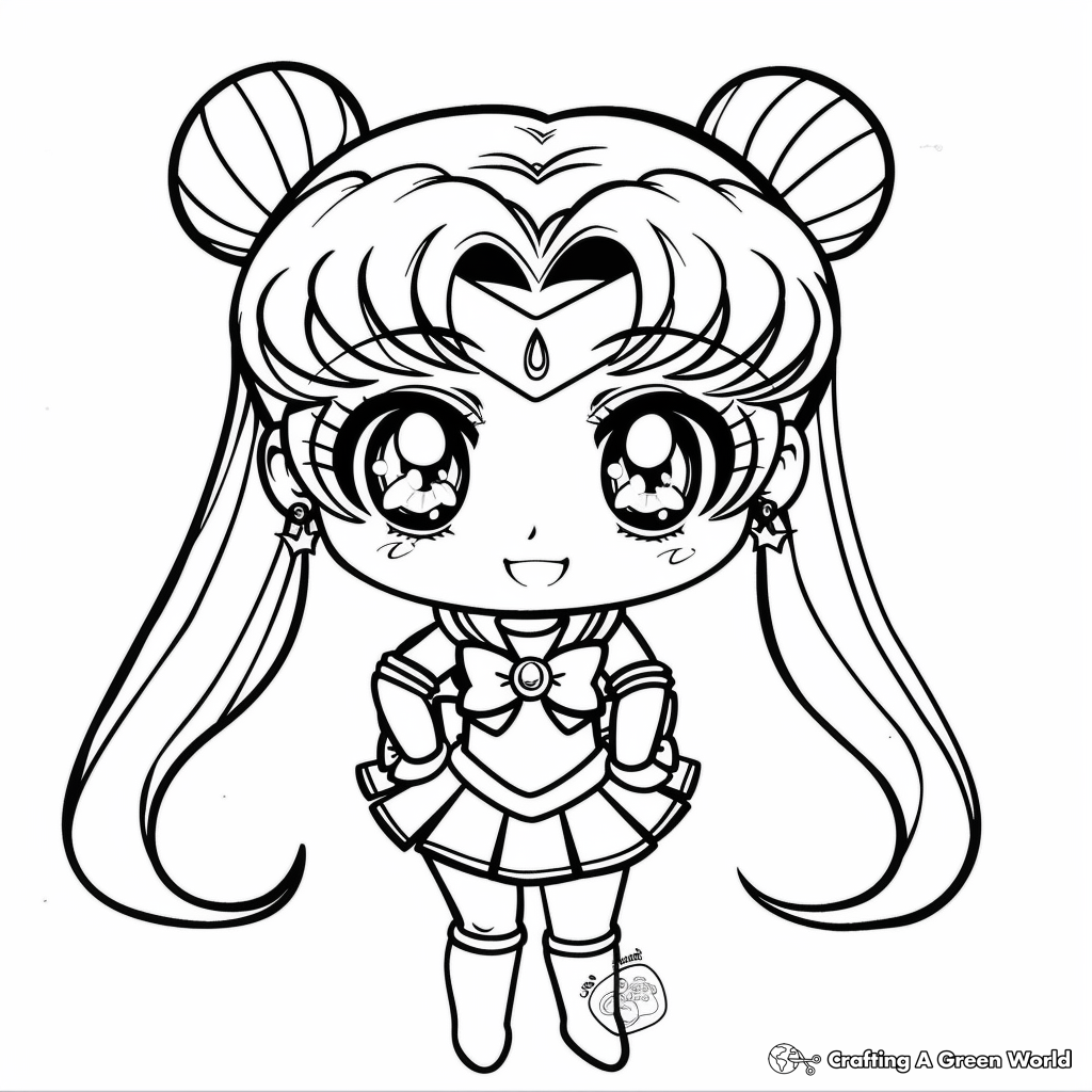 Sailor Moon Coloring Pages Free U0026 Printable 
