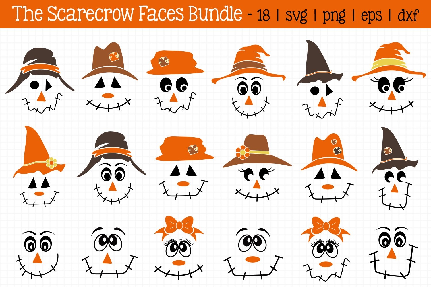 scarecrow face template printable free